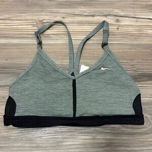 Nike Women's Grey & Black Sports Bra